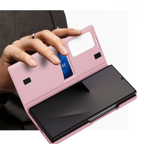 Pouzdro s klopou Smart View Wallet pro Samsung Galaxy Z Fold7 5G