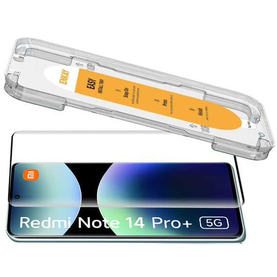 ENKAY Tvrzené sklo pro Xiaomi Redmi Note 14 Pro+ 5G, černé