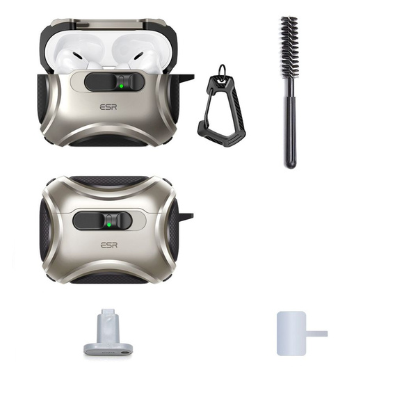 Pouzdro na sluchátka s MagSafe ESR Cyber FlickLock pro Apple AirPods Pro 3