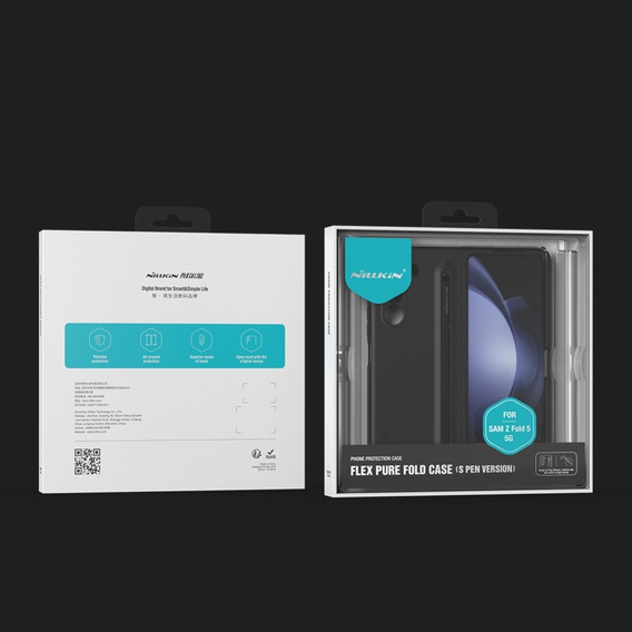 Pouzdro NILLKIN pro Samsung Galaxy ZFold5 5G, Flex Pure, černé