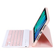 Pouzdro s bluetooth klávesnicí pro iPad mini 8.3" 2021 (6 gen.) / iPad mini 8.3" 2024 (7 gen.), růžové