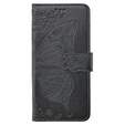 Klopové pouzdro pro Xiaomi Poco X6 Pro 5G, Butterfly, fialové