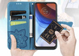 Klopové pouzdro pro Oppo Reno 13F / Oppo Reno 13FS, Butterfly, modré
