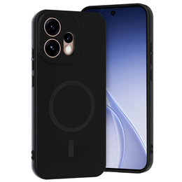 Silikonové pouzdro Lite pro MagSafe pro Oppo Reno 15, černé