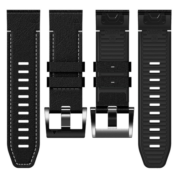 Kožený řemínek Quickfit pro Garmin Fenix 5/6/6 PRO/7 Forerunner 965/955/945