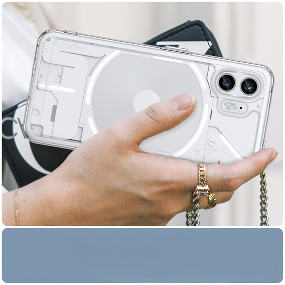 Pouzdro pro Nothing Phone 2, Fusion Hybrid, průhledné