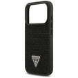 Pouzdro GUESS Rhinestone Triangle Logo pro iPhone 17 Pro