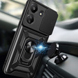 Pouzdro pro Xiaomi Redmi 13C / Poco C65, CamShield Slide, černé