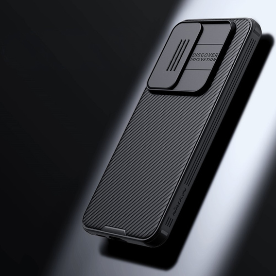 Pouzdro pro Samsung Galaxy S24 FE, obrněné Nillkin, CamShield Pro, černé