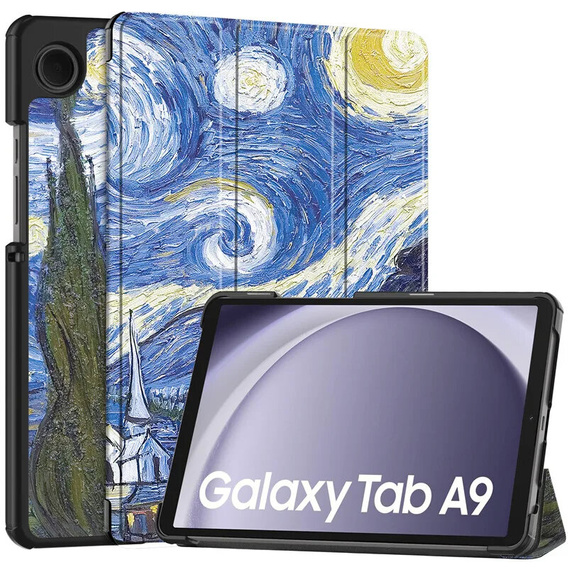 Pouzdro pro Samsung Galaxy Tab A9, Smartcase, painted pattern