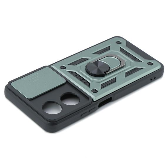 Pouzdro pro Oppo A58 4G, CamShield Slide, zelený