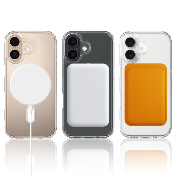 Pouzdro pro iPhone 17, pro MagSafe, průhledné