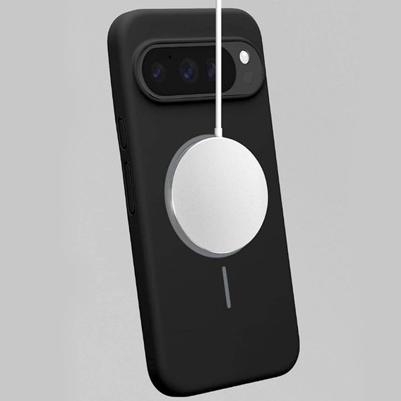 Silikonový obal pro Google Pixel 10 Pro XL, pro MagSafe, černý