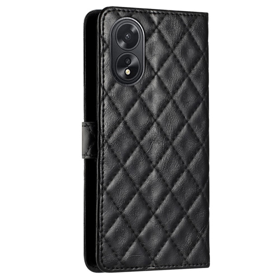Klopové pouzdro pro Oppo A38 4G / Oppo A18 4G, Wallet, BINFEN COLOR, černé
