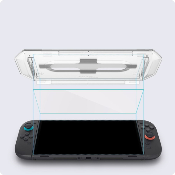 Ochranné sklo Spigen Glas.tR EZ Fit 2-Pack pro Nintendo Switch 2 – Čiré