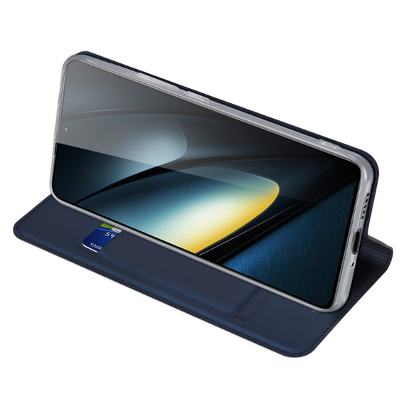 Pouzdro Dux Ducis pro Xiaomi Poco F6 Pro, Skinpro, námořnicky modré