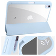Pouzdro pro iPad 10.9 2022 10 Gen, Smartcase Hybrid, se slotem na stylus, modré