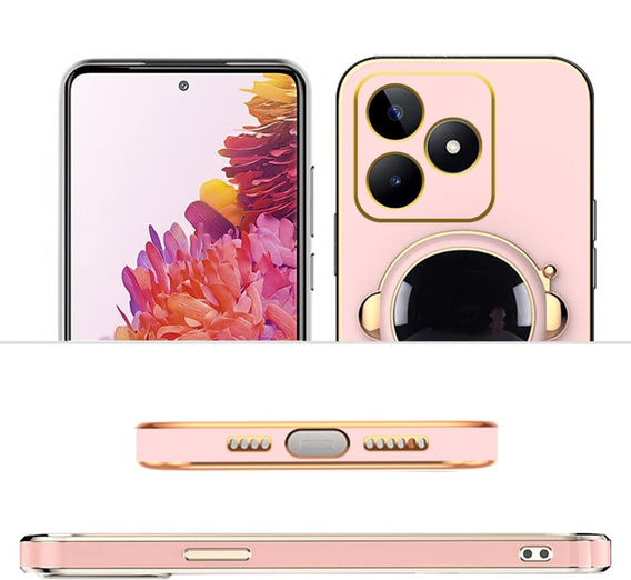 Pouzdro pro Realme Note 50, Astronaut, růžové