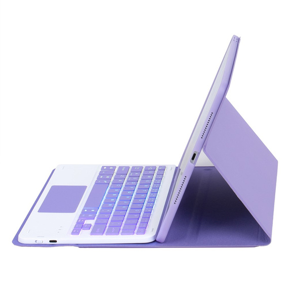 Pouzdro s podsvícenou klávesnicí Bluetooth a touchpadem pro Samsung Galaxy Tab S11