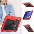 Pouzdro pro Samsung Galaxy Tab S9 Ultra, obrněné ochranné pouzdro, červené / černé