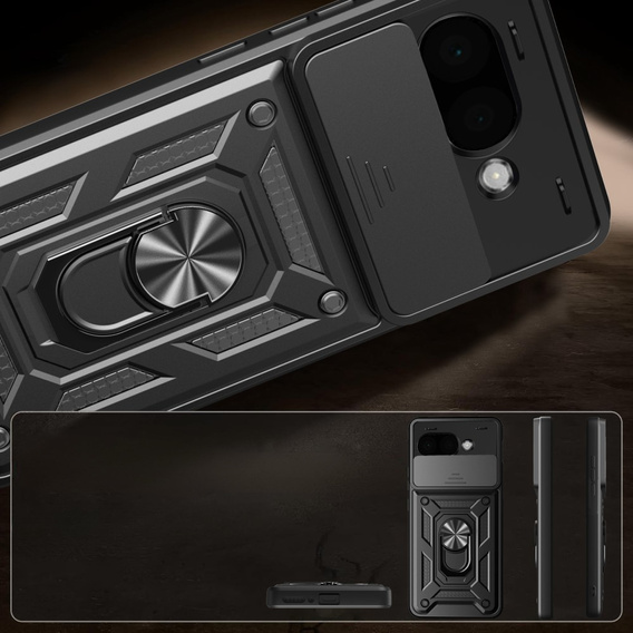 Pouzdro pro Google Pixel 9A, CamShield Slide, černé