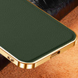 Pouzdro pro Samsung Galaxy S23 Ultra, Cowhide Leather, zelené