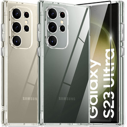 Pouzdro pro Samsung Galaxy S23 Ultra, Premium Armor Slim, průhledné