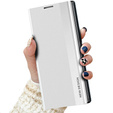 Klopové pouzdro pro Samsung Galaxy M53 5G, Side Magnetic, bílé