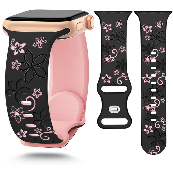 Silikonový řemínek pro Apple Watch 1/2/3/4/5/6/7/8/9/SE 38/40/41/mm