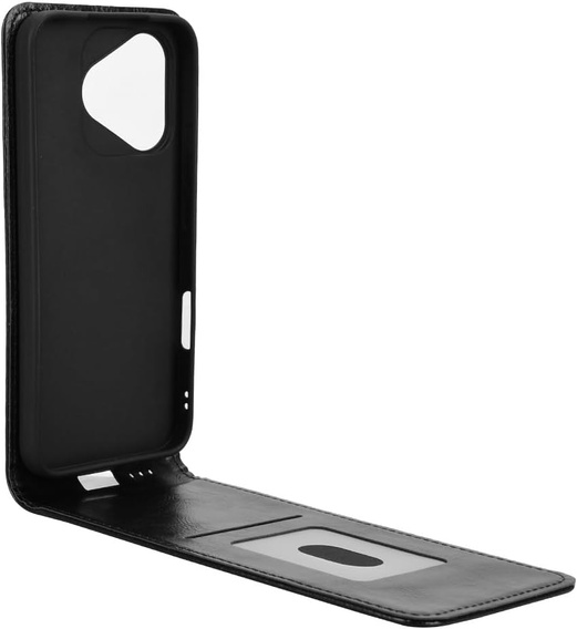 Klopové pouzdro pro Honor 400 Lite, Flip, černé