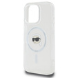 Pouzdro Karl Lagerfeld IML Metal Karl Head MagSafe pro iPhone 16 Pro Max