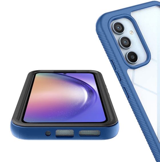 Pouzdro pro Samsung Galaxy A54 5G, Shockproof, s fólií, modré