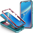 Pouzdro pro Samsung Galaxy A54 5G, posuvný kryt objektivu, zelené