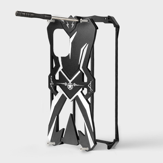 Pancéřové pouzdro pro Motorola Edge 40 Neo, Aluminum Alloy, černé