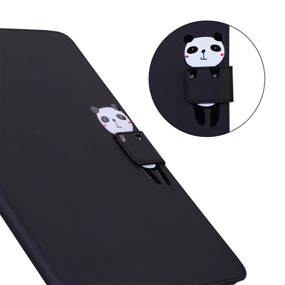 Pouzdro pro iPad 10.2" 2021/2020/2019 (9/8/7 gen.), s klopou, animal, černé