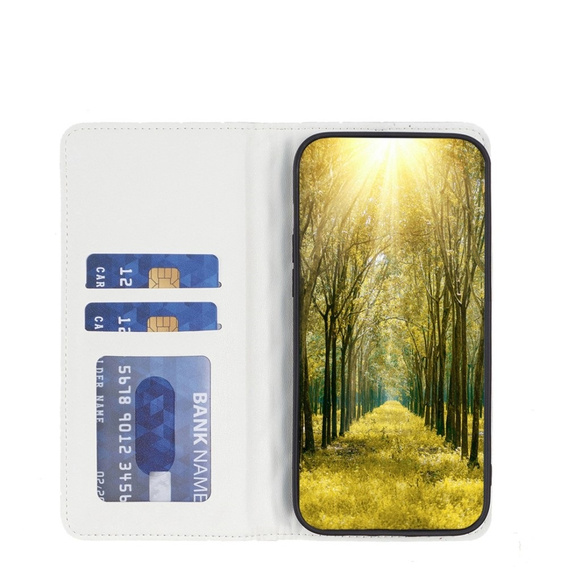 Klopové pouzdro pro Samsung Galaxy A54 5G, Wallet, BINFEN COLOR, bílé