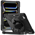 Obrněné pouzdro pro Apple iPad Pro 13" 7 gen. 2024 (A2925, ochranné 360 se slotem na stylus, černé