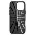 Pouzdro Spigen pro iPhone 16 Pro Max, Liquid Air, černé + 9H tvrzené sklo