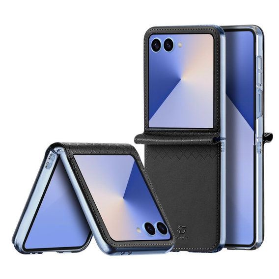 Pouzdro Dux Ducis pro Samsung Galaxy Z Flip7 5G, Bri, černé