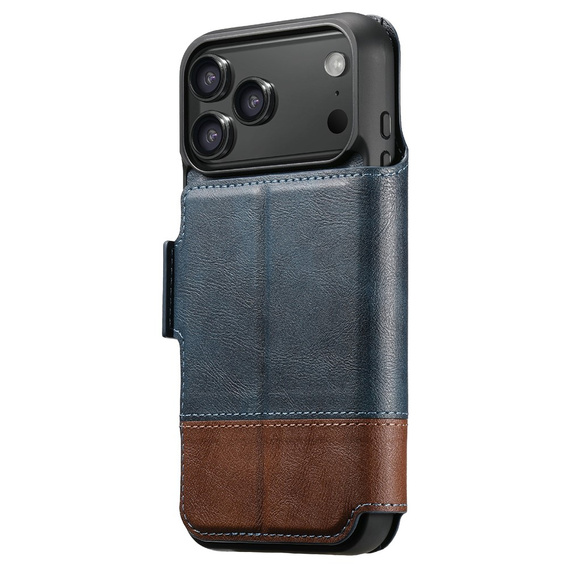 Flipové pouzdro 2 v 1 pro iPhone 17 Pro Max, SUTENI, pro MagSafe, modré