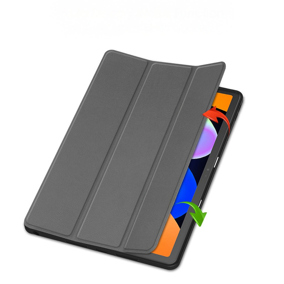 Pouzdro pro Lenovo Idea Tab 11" 2025 TB336FU TB336ZU, stojánek, Smartcase s držákem stylusu, šedé