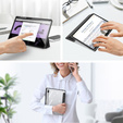Pouzdro pro Samsung Galaxy Tab S9+, Dux Ducis TOBY, černé