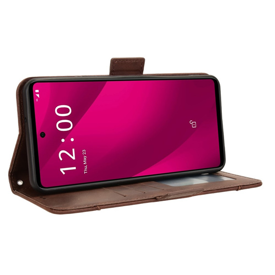 Klopové pouzdro pro T Phone 2 Pro 5G, Card Slot, hnědé