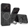 Obrněné pouzdro pro Xiaomi Redmi A3, Magnetic Ring, černé