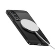 Pouzdro Spigen pro Samsung Galaxy S25 Edge, Tough Armor Mag MagSafe, černé + 9H tvrzené sklo