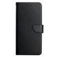 Flipové pouzdro Split Leather Wallet pro Samsung Galaxy A35 5G, Split Leather Wallet, černé