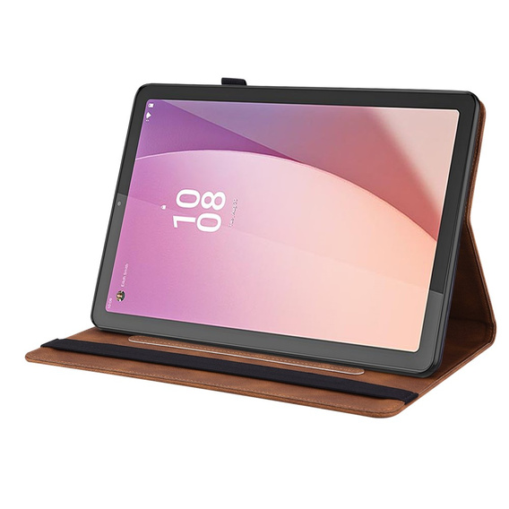 Pouzdro pro Lenovo Tab M9, Butterfly, hnědé