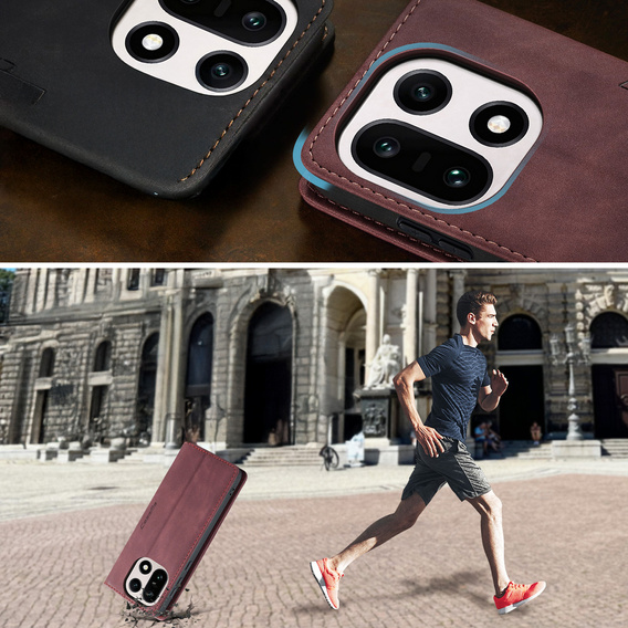 CASEME pouzdro s klopou typu peněženka pro OnePlus 15