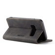Pouzdro CASEME pro Samsung Galaxy S10 Plus, Leather Wallet Case, černé