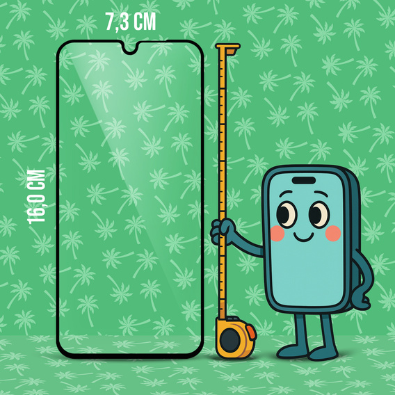 Tvrzené sklo 5D Full Glue Smart Palm pro Samsung Galaxy A16/A17 5G